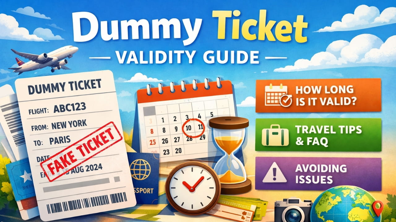 Dummy Ticket Validity Guide