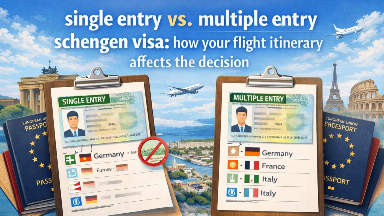 Schengen Visa Single vs Multiple Entry Guide