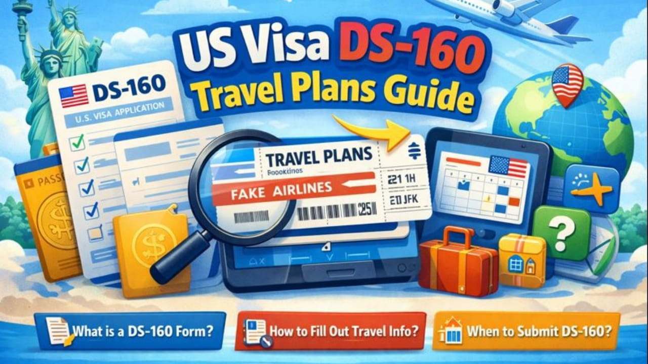 US Visa DS-160 Travel Plans Guide